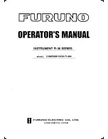 Furuno FI-304 Operator'S Manual preview