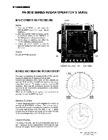 Furuno FR-2000 Series Operator'S Manual preview