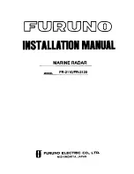 Preview for 1 page of Furuno FR-2110 Operators Installation Manual