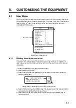 Preview for 185 page of Furuno FSV-84 Operator'S Manual