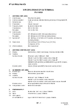 Preview for 167 page of Furuno FV-110GX Operator'S Manual