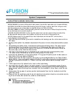 Preview for 9 page of Fusion Oxi-Gen 150-OXi-2P Installation, Operation And Maintenance Manual