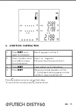 Preview for 8 page of Futech DISTY60 User Manual