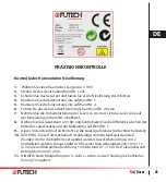 Preview for 63 page of Futech RED RACER 050.01.1E User Manual