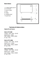 Preview for 4 page of Futura FPH1000 User Manual