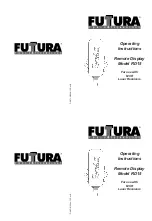 Preview for 1 page of Futura RD15 Operating Instructions Manual