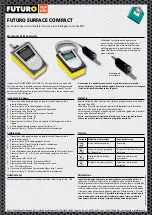 Preview for 4 page of FUTURO SURFACE COMPACT BRW 148200 Short Manual