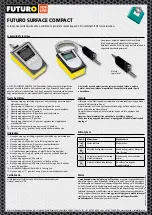 Preview for 6 page of FUTURO SURFACE COMPACT BRW 148200 Short Manual