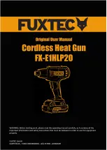 FUXTEC FX-E1HLP20 Original User Manual preview