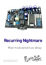 FuzzDog Recurring Nightmare Instructions Manual preview