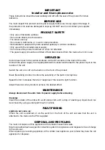 Preview for 2 page of FX LAB G017KG Instruction Manual