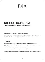 Preview for 10 page of FXA 501755411 Instruction Manual