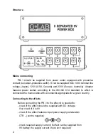 Preview for 4 page of G-Lab PB-1 User Manual