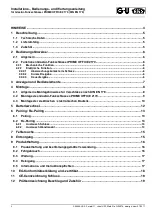 Preview for 3 page of G-U PRIME OFFICE 2170 Installation, Operating And Maintenance Instructions