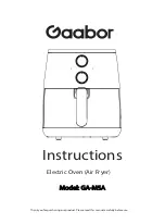 Gaabor GA-M5A Instructions Manual preview