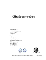 Preview for 32 page of Gabarron ECOMBI ECO158 Installation Manual And User'S Manual