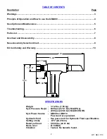 Preview for 2 page of Gage Bilt GB2480 Manual