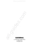 Preview for 76 page of Gaggenau AH 900 Operating And Installation Instructions