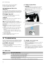 Preview for 10 page of Gaggenau AI240191 User Manual And Installation Instructions