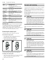 Preview for 38 page of Gaggenau BO 451 612 Use And Care Manual