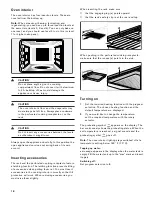 Preview for 18 page of Gaggenau BS 464 610 Use And Care Manual