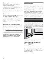 Preview for 36 page of Gaggenau BS 464 610 Use And Care Manual