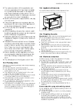 Preview for 41 page of Gaggenau BSP2201.1 User Manual And Installation Instructions