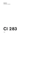 Gaggenau CI 283 Instruction Manual preview