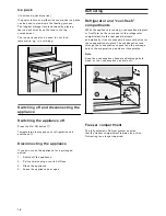 Preview for 16 page of Gaggenau RB 289 Instructions For Use Manual