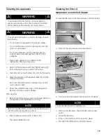 Preview for 19 page of Gaggenau RC 462 Use And Care Manual