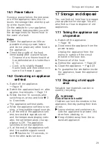 Preview for 29 page of Gaggenau RT282306 User Manual