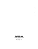 Preview for 28 page of Gaggenau VG 441-110 Operation, Maintenance And Installation Manual