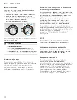 Preview for 38 page of Gaggenau VG 491 211 CA Use And Care Manual