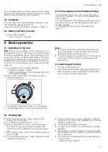 Preview for 11 page of Gaggenau VI492115 User Manual And Installation Instructions