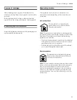 Preview for 11 page of Gaggenau VL 200 120 Use And Care Manual