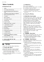 Preview for 2 page of Gaggenau WS46 1 2 Series User Manual And Installation Instructions