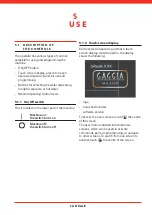 Preview for 37 page of Gaggia Milano La Reale Installation And Use Manual