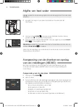 Preview for 44 page of Gaggia Milano MAGENTA MILK Operating Instructions Manual