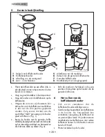 Preview for 29 page of Gaggia Coffee Grinder Mod. MM Steel Operating Instructions Manual