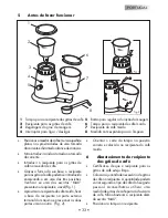 Preview for 34 page of Gaggia Coffee Grinder Mod. MM Steel Operating Instructions Manual