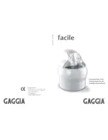 Gaggia facile Instructions For Use Manual preview