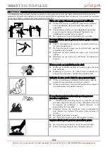 Preview for 3 page of gala gar SMART 210 TIG PULSE Technical Instruction Manual