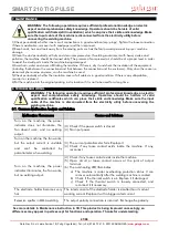 Preview for 41 page of gala gar SMART 210 TIG PULSE Technical Instruction Manual