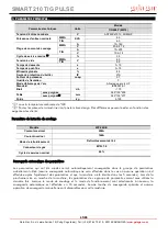 Preview for 45 page of gala gar SMART 210 TIG PULSE Technical Instruction Manual