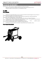 Preview for 9 page of gala gar SMART MIG 350 MPV1 Technical Instruction Manual