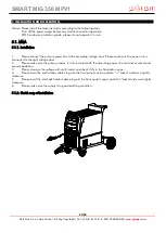 Preview for 25 page of gala gar SMART MIG 350 MPV1 Technical Instruction Manual