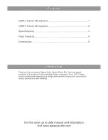 Preview for 2 page of Galaxy Audio CBM User Manual