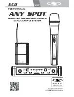 Galaxy Audio ECD Any Spot ECDR User Manual preview