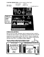 Preview for 13 page of Galaxy Audio HOT SPOT User Manual