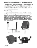 Preview for 14 page of Galaxy Audio HOT SPOT User Manual